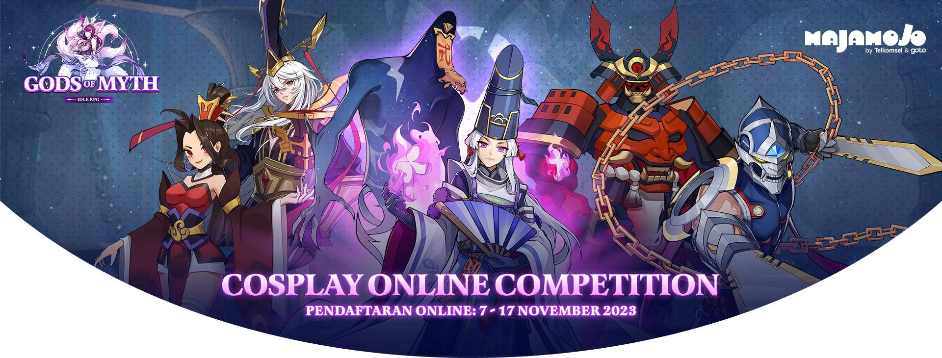 Cosplay Online Competition Banner